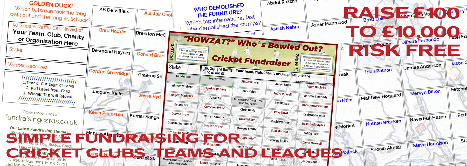 Cricket Club Fundraising - Raise Money - fundraisingcards.co.uk