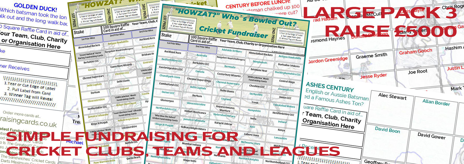 Cricket Club Fundraising - Raise Money - fundraisingcards.co.uk